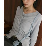 フロントギャザーボタンニット【miette ミエット】 | titivate | 詳細画像17 