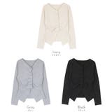 フロントギャザーボタンニット【miette ミエット】 | titivate | 詳細画像11 