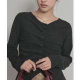 フロントギャザーボタンニット【miette ミエット】 | titivate | 詳細画像17 