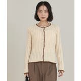 配色ステッチケーブルニットカーディガン【miette ミエット】 | titivate | 詳細画像12 