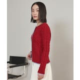 配色ステッチケーブルニットカーディガン【miette ミエット】 | titivate | 詳細画像21 
