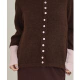 ボタンデザイン配色カーディガン【miette ミエット】 | titivate | 詳細画像4