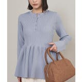 ヘンリーネックペプラムニット【miette ミエット】 | titivate | 詳細画像23 