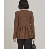 ヘンリーネックペプラムニット【miette ミエット】 | titivate | 詳細画像25 