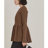 ヘンリーネックペプラムニット【miette ミエット】 | titivate | 詳細画像26 