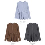 ヘンリーネックペプラムニット【miette ミエット】 | titivate | 詳細画像11 