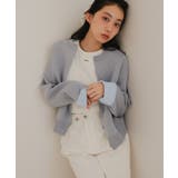 バイカラーデザインニットカーディガン【miette ミエット】 | titivate | 詳細画像21 