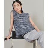 ミックスシャギーニットベスト【miette ミエット】 | titivate | 詳細画像16 