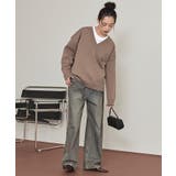 スポンディッシュ深Vネックニット【miette ミエット】 | titivate | 詳細画像24