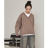 スポンディッシュ深Vネックニット【miette ミエット】 | titivate | 詳細画像34
