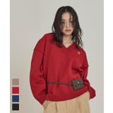 スポンディッシュ深Vネックニット【miette ミエット】 | titivate | 詳細画像1