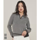 プレーティングスキッパーニット【miette ミエット】 | titivate | 詳細画像1 