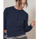 フリルヘンリーネックニット【miette ミエット】 | titivate | 詳細画像1