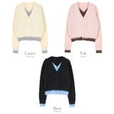 レイヤード風Vネックカーディガン【miette ミエット】 | titivate | 詳細画像15