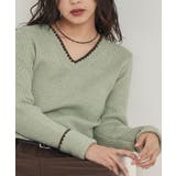 配色ステッチロールアップニット【miette ミエット】 | titivate | 詳細画像23 