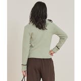 配色ステッチロールアップニット【miette ミエット】 | titivate | 詳細画像25 