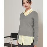 配色ステッチロールアップニット【miette ミエット】 | titivate | 詳細画像4 