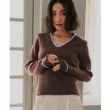 配色ステッチロールアップニット【miette ミエット】 | titivate | 詳細画像12 