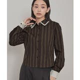 ダブルカラーストライプシャツ【miette ミエット】 | titivate | 詳細画像26