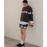 アーガイルアシンメトリーカラーニット【miette ミエット】 | titivate | 詳細画像18