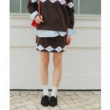 アーガイルミニスカート【miette ミエット】 | titivate | 詳細画像24 