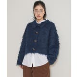 モヘアライク襟付きショートカーディガン【miette ミエット】 | titivate | 詳細画像21 