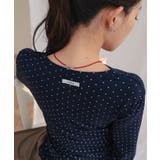 ドット裾フリルヘンリーネックトップス【miette ミエット】 | titivate | 詳細画像7 