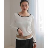 ピコ刺繍アイレットジャガードトップス【miette ミエット】 | titivate | 詳細画像13 