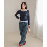 配色レイヤード風トップス【miette ミエット】 | titivate | 詳細画像29 