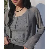 シアーカーディガンドットキャミセット【miette ミエット】 | titivate | 詳細画像29 