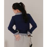 シャツレイヤード風ポロニット【miette ミエット】 | titivate | 詳細画像11 