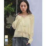 シアーホルターネックブラウス【miette ミエット】 | titivate | 詳細画像1 