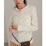 小花柄ワッフルカーディガン【miette ミエット】 | titivate | 詳細画像12 