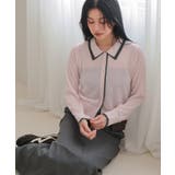 襟付きレイヤード風シアーカーディガン【miette ミエット】 | titivate | 詳細画像30 