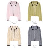 襟付きレイヤード風シアーカーディガン【miette ミエット】 | titivate | 詳細画像19 