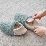 レンジですぐにホッカホカ ジェル湯たんぽ ポケット付きウォームスリッパ | Toffy store | 詳細画像2 