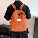 オレンジ | リュックサック キルティング デザイン かばん バックパック | TOKOHANA