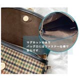 チェック柄ハーフムーンショルダーバッグ レディース 鞄 |  TOKOHANA | 詳細画像14 