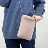 モカ | ファー バッグ スマホ | TOKOHANA