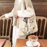 デザインプリントトートバッグ レディース 鞄 | TOKOHANA | 詳細画像12