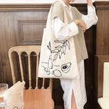 デザインプリントトートバッグ レディース 鞄 | TOKOHANA | 詳細画像14