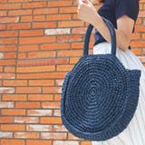 Navy | サークルサマーハンドバッグ レディース 鞄 | TOKOHANA