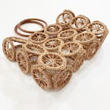 巾着付きサークル柄カゴバッグ レディース 春夏 |  TOKOHANA | 詳細画像16 