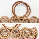 巾着付きサークル柄カゴバッグ レディース 春夏 |  TOKOHANA | 詳細画像17 