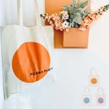 円型模様トートバッグ 綿100%春物春夏レディース メンズ | TOKOHANA | 詳細画像1