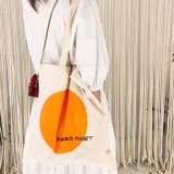 円型模様トートバッグ 綿100%春物春夏レディース メンズ | TOKOHANA | 詳細画像5