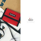 レッド | お財布ショルダーバッグ ミニショルダー 三つ折り財布 | TOKOHANA