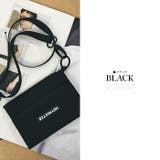 ブラック | お財布ショルダーバッグ ミニショルダー 三つ折り財布 | TOKOHANA