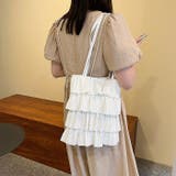 トートバッグ まるでスカートのような 大人可愛いフリル | TOKOHANA | 詳細画像7