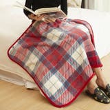 Red | ブランケット着る毛布ふわもこあたたかい 防寒 ひざ掛け | TOKOHANA